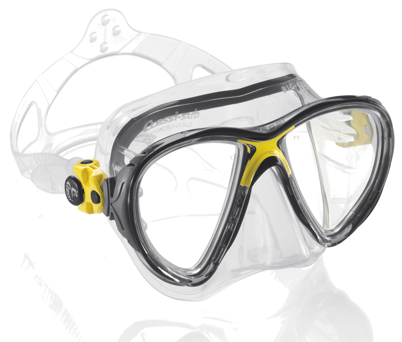máscara silicona alta gama transparente evo big eyes